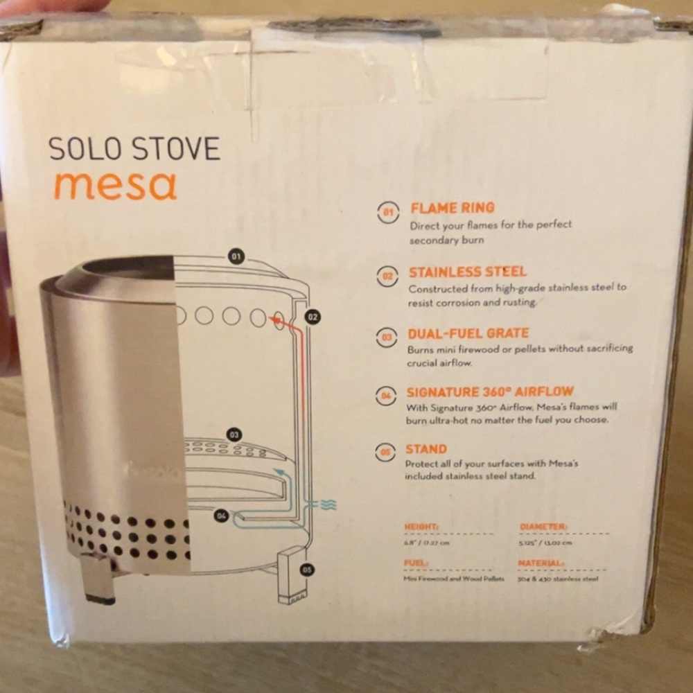 Solo Stove Mesa Stainless Steel - in box - Picture 3 of 3
